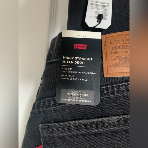 Levi's Denim - Levi’s Middy Straight Black